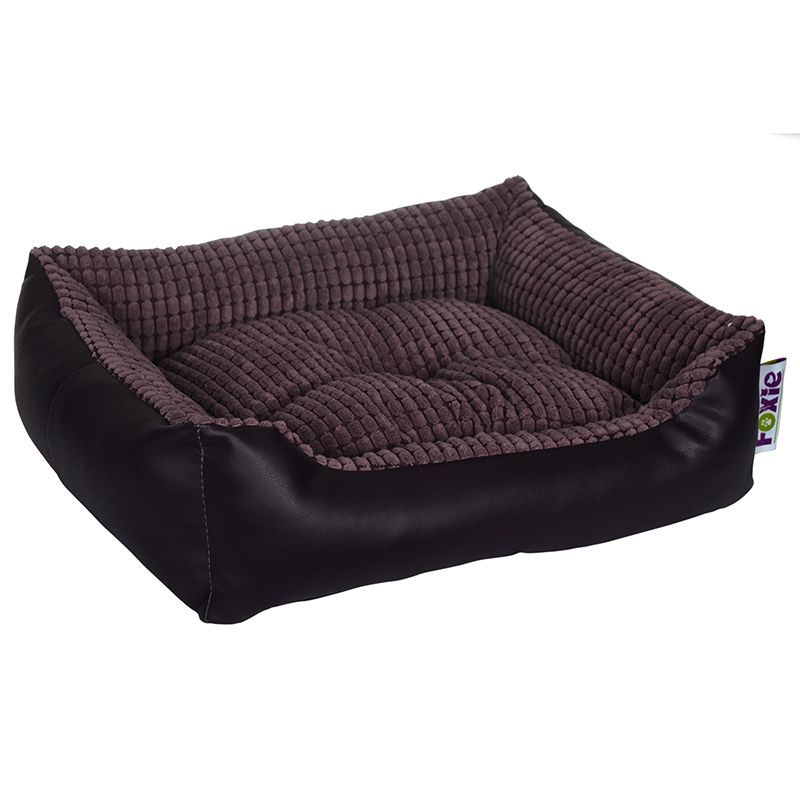 

Лежак для животных Foxie, Leather 70x60x23см фиолетовый
