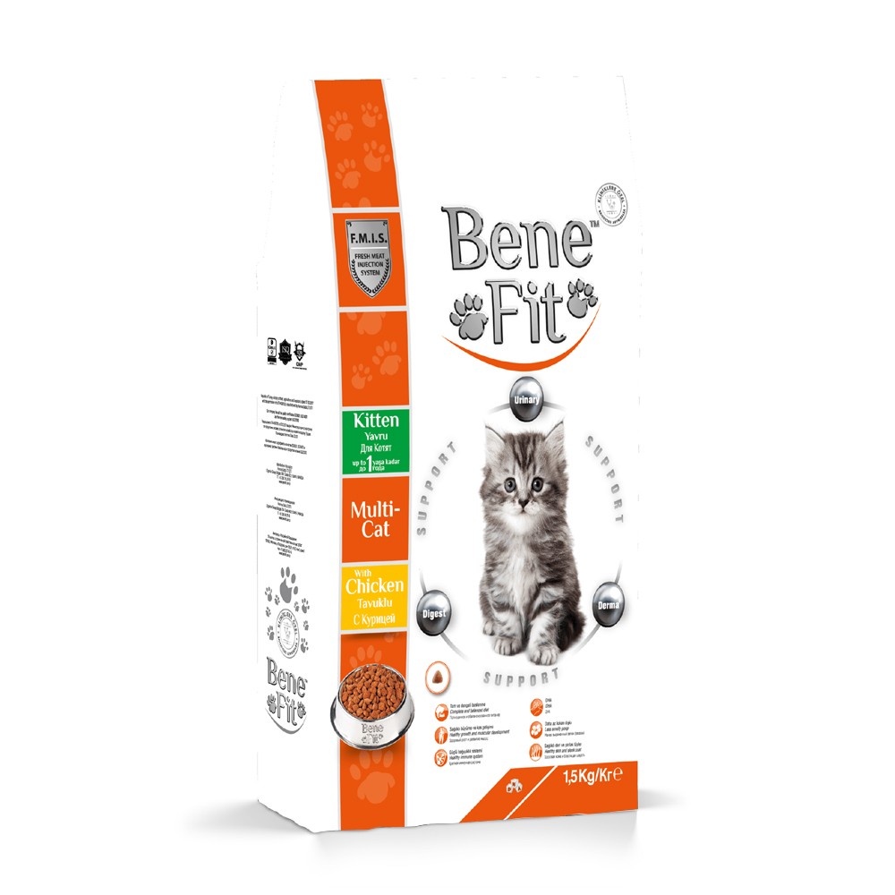 Купить Корм для котят BENEFIT Kitten Multi-Cat курица сух. 1,5кг 259a0542  со скидкой и кэшбэком в интернет-магазине tdspecmash.ru