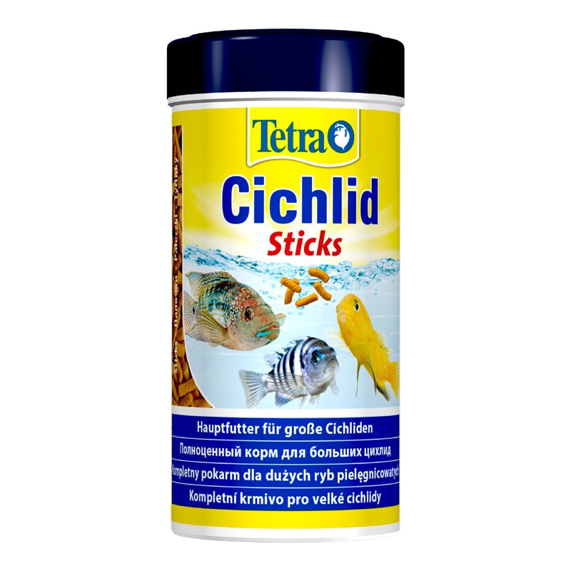 Корм для рыб TETRA Cichlid Sticks для всех видов цихлид в палочках 250мл корм для рыб sera cichlid sticks 1 л 210 г