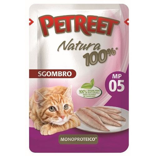 

Корм для кошек PETREET Макрель пауч 70г, Макрель пауч 70г