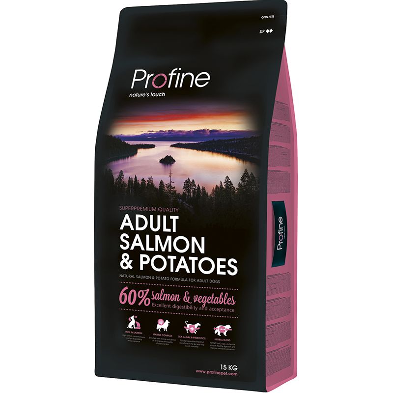 

Корм для собак PROFINE, лосось сух. 15кг
