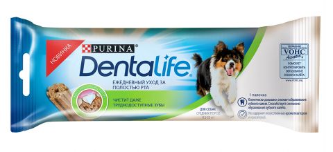 

Лакомства для собак DentaLife Medium Single 23г, Medium Single 23г