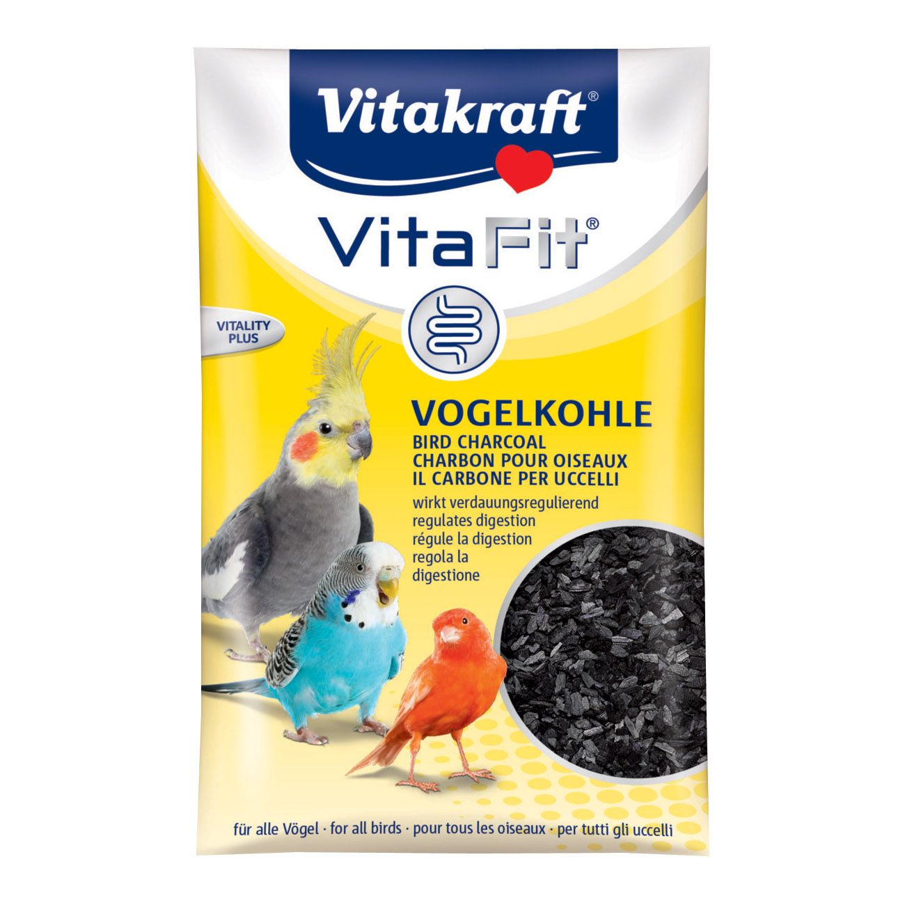 

Подкормка для птиц VITAKRAFT Уголь древесный для птиц 10г, Уголь древесный для птиц 10г