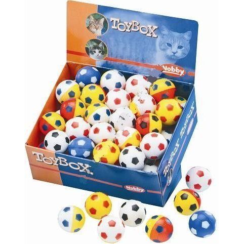 

Игрушка для кошек Nobby, Мяч с бубенчиком 4см дисплей (42шт/уп)