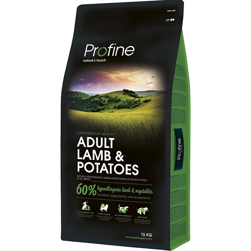 

Корм для собак PROFINE ягненок сух. 15кг, ягненок сух. 15кг