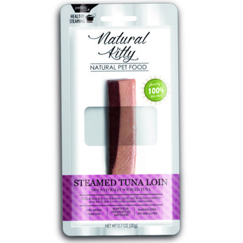 

Лакомство для кошек Natural Kitty , Steamed Tuna Loin Филе тунца на пару (спинка) 20г