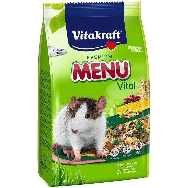 

Корм для грызунов VITAKRAFT, Menu для крыс сух. 800г