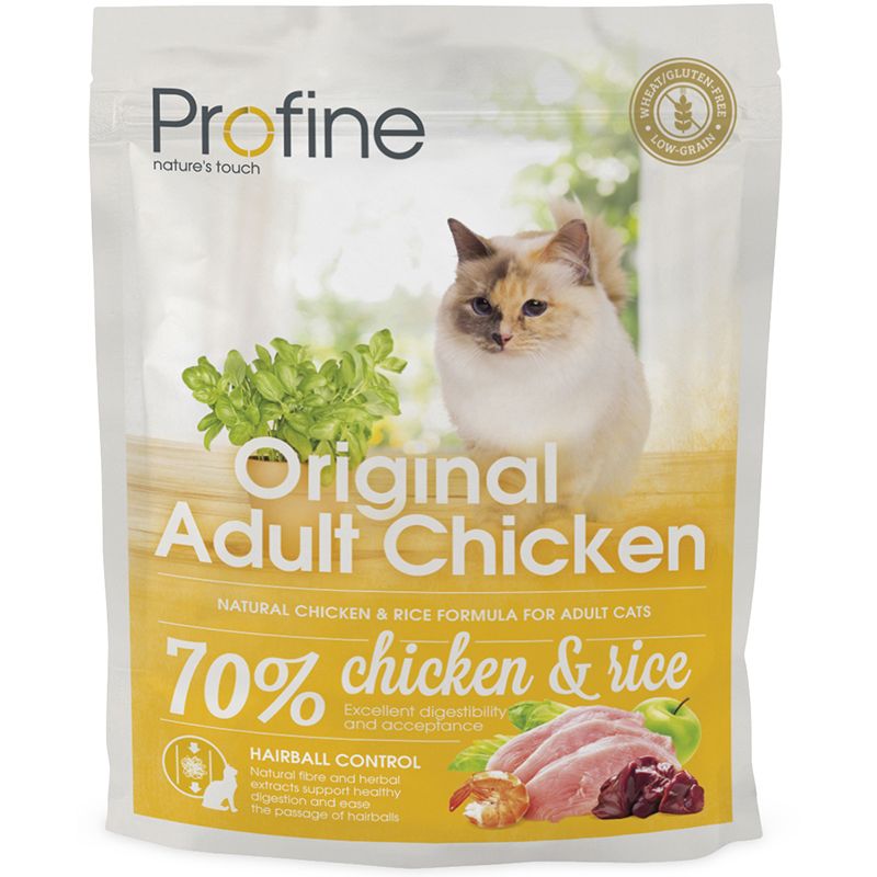 Корм для кошек PROFINE Original Adult курица, рис сух. 300 г
