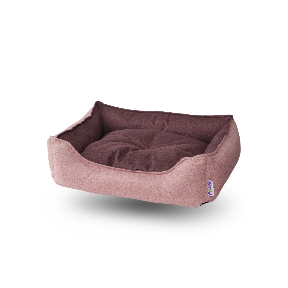 Лежак для животных Foxie Dream 70x60см розово-винный