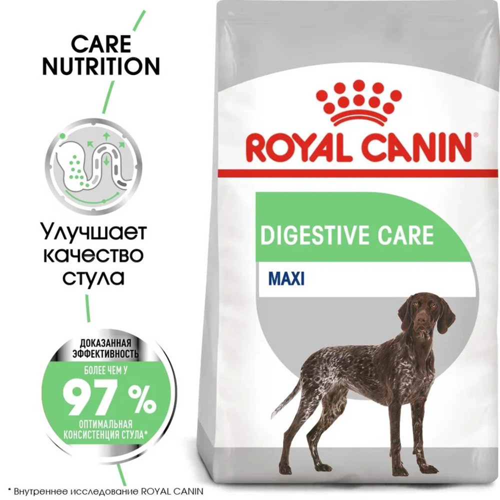Корм для собак ROYAL CANIN Maxi Digestive Care для крупных пород с чувств. Пищеварением сух. 12кг корм для собак royal canin medium digestive care для средних пород с чувств пищеварением сух 3кг