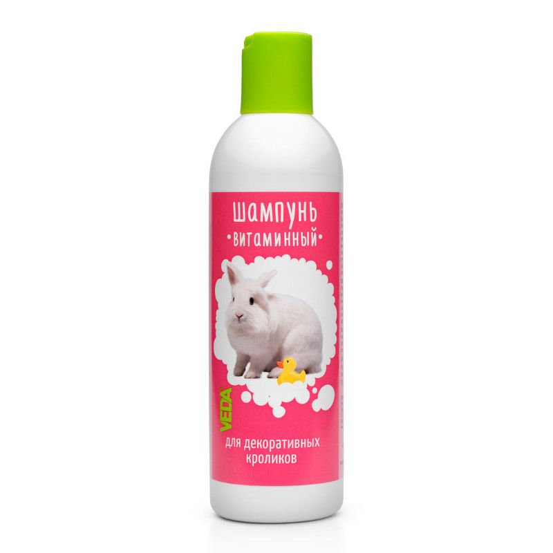 Витаминный шампунь для декоративных кроликов VEDA 220мл фото