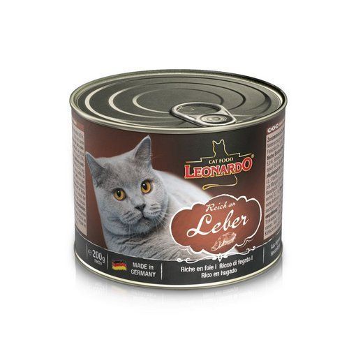 

Корм для кошек Leonardo , с печенью конс. 200г
