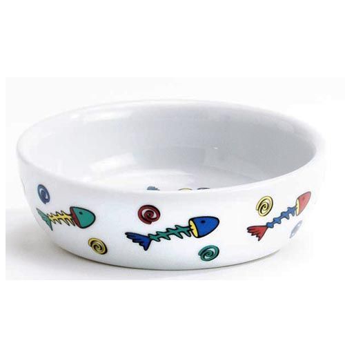 

Миска для кошек IPTS 0,2л 11см фарфоровая с цветными рыбками, 0,2л 11см фарфоровая с цветными рыбками