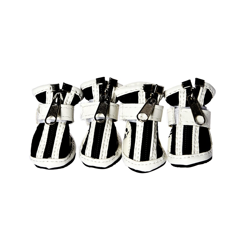 Ботинки для собак Foxie Paws M 5,6х4см черные фото