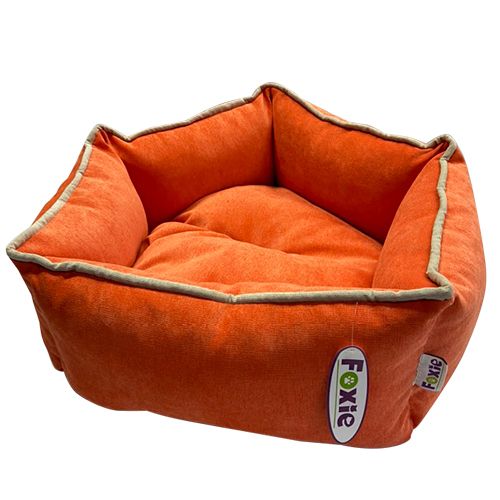 

Лежак для животных Foxie, Colour Звезда 51х51х22см оранжевый