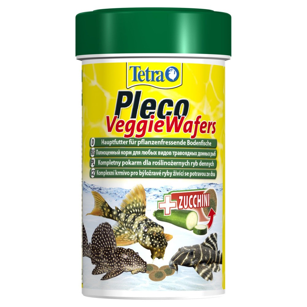 Корм для рыб TETRA Pleco Veggie Wafers для сомиков-присосок 100мл (42г)