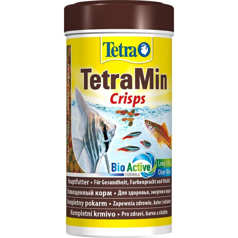Корм для рыб TETRA Min PRO crisp корм-чипсы для всех видов рыб 250мл tetra корма растительный корм для декор рыб чипсы tetra pro algae 100ml 138988 0 018 кг 45035 2 шт