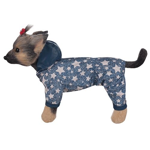 

Дождевик для собак Dogmoda, двухстороний деним 1 20см