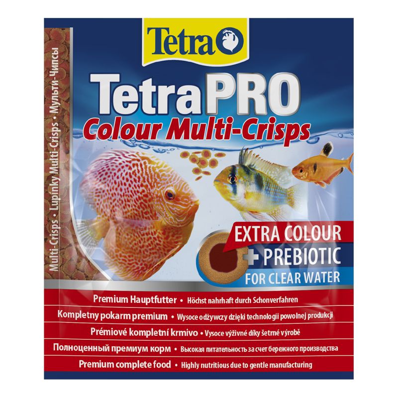 Корм для рыб TETRA PRO Colour корм-чипсы для улуч.окраска декорат. рыб 12г tetra корма растительный корм для декор рыб чипсы tetra pro algae 100ml 138988 0 018 кг 45035 2 шт
