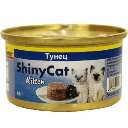 цена Корм для котят GIMCAT ShinyCat цыпленок банка 70г