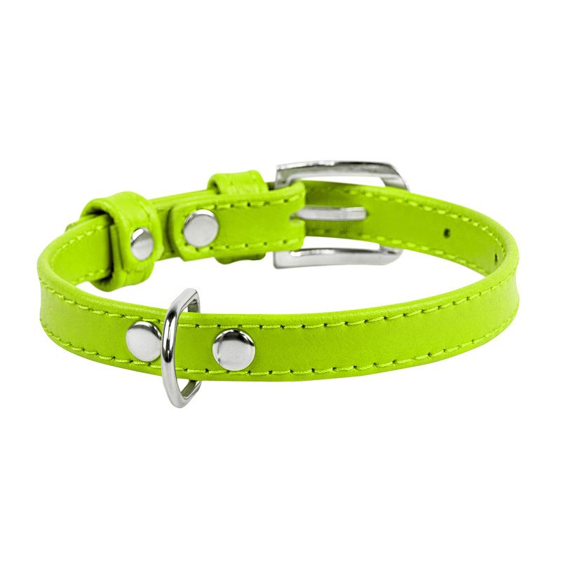 

Ошейник для собак COLLAR, Waudog Glamour без украшений (ширина 35мм, длина 46-60см) зелёный
