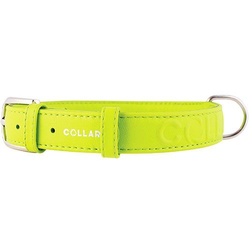 

Ошейник для собак COLLAR, Glamour с объемной надписью 35мм 46-60см зелёный