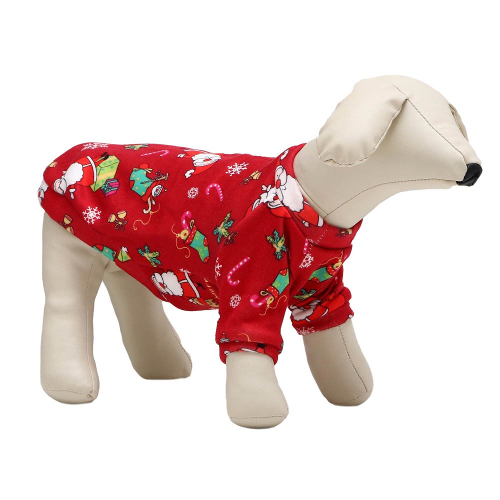 Кофта для собак SIMA LAND Пижон Подарки новогодняя размер 3XL, красный (ДС 47, ОШ 34, ОГ 64см)