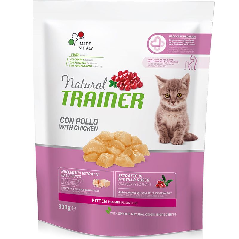 

Корм для котят TRAINER курица сух. 300г, курица сух. 300г