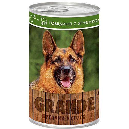 

Корм для собак VitaPRO Grande говядина, ягненок конс. 1250г, Grande говядина, ягненок конс. 1250г