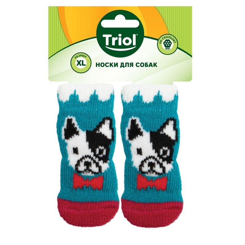 Носки для собак TRIOL Собачка, размер M triol футболка камчатка размер m 30 см