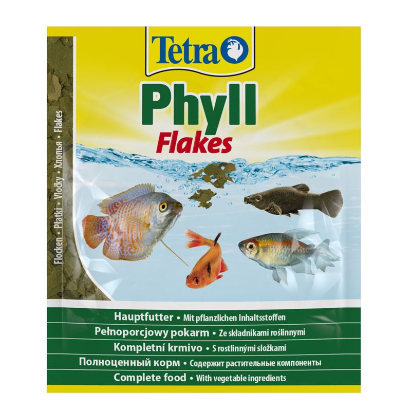 Корм для рыб TETRA Phyll в хлопьях для всех видов рыб 12г фото