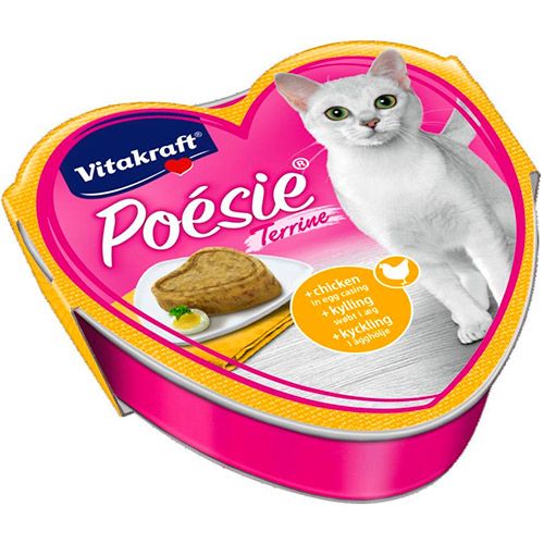 

Корм для кошек VITAKRAFT, Poesie курица в яйце, террин конс. 85г