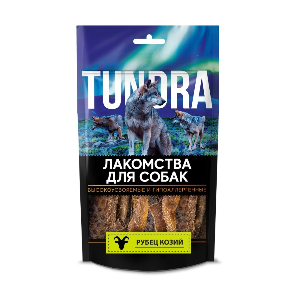 Лакомство для собак TUNDRA Рубец козий 186₽