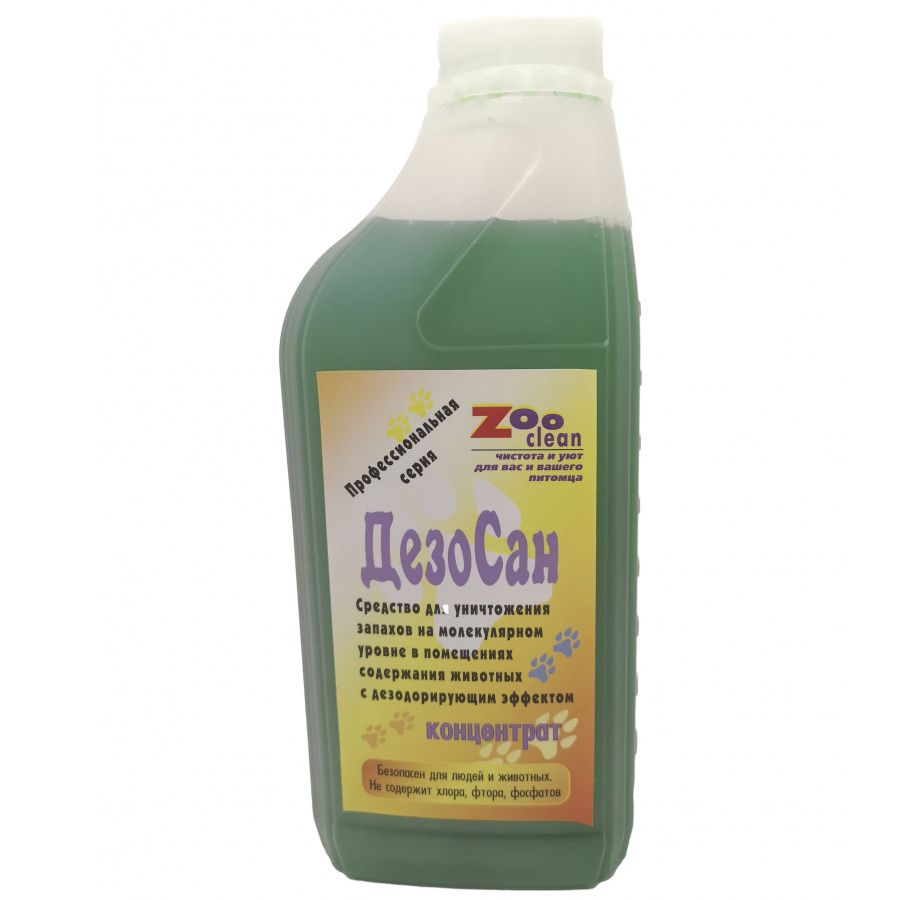 

Средство ZOOCLEAN , ДЕЗОСАН Уничтожитель запахов 1л