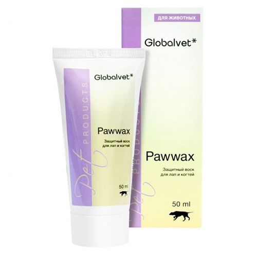 

Защитный воск Globalvet Pawwax для лап и когтей 50мл, Pawwax для лап и когтей 50мл