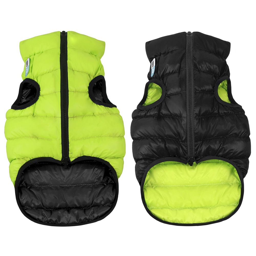

Курточка двухсторонняя AiryVest, размер M 45 см cалатово-черная
