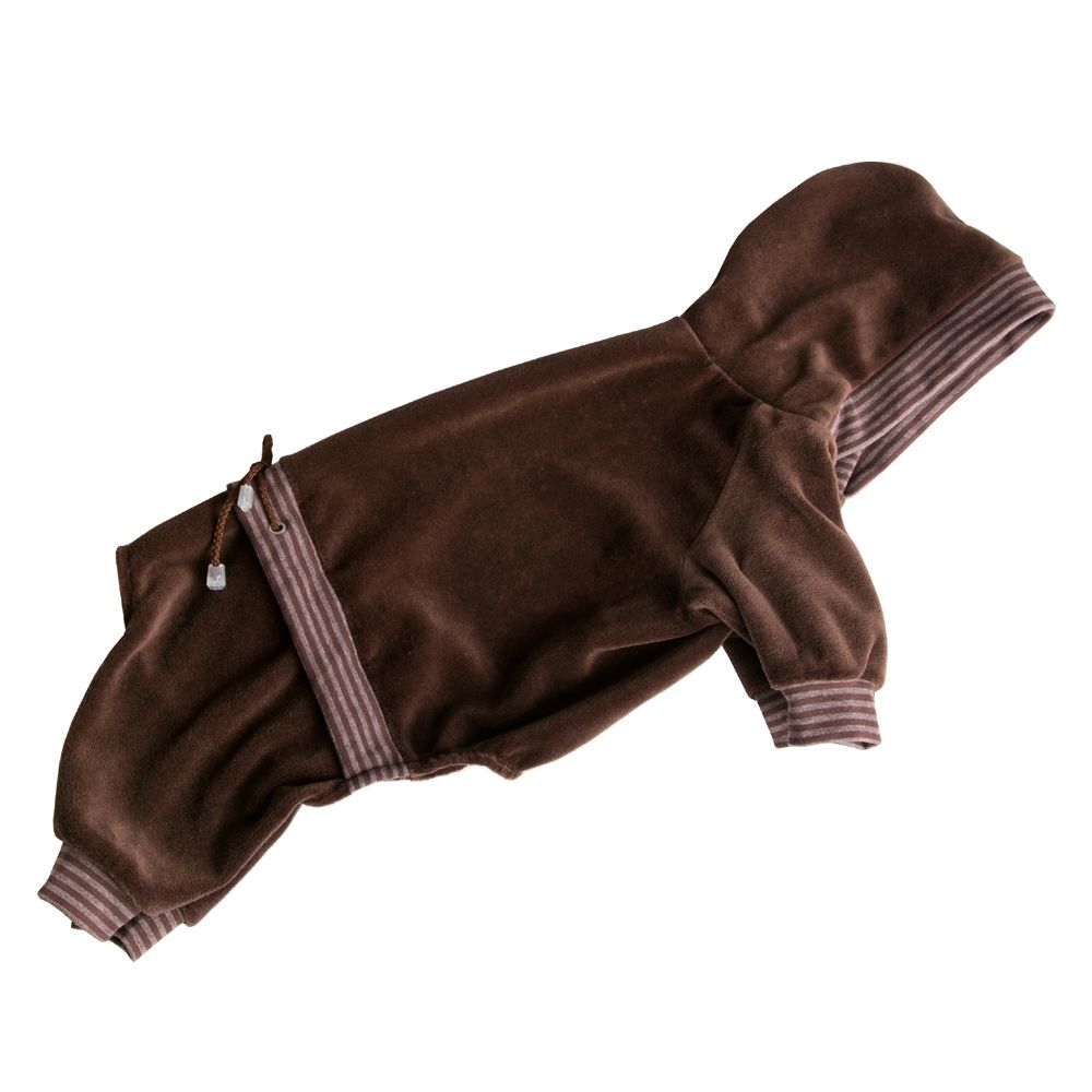 

Комбинезон для собак YORIKI Велюр Коричневый унисекс размер L 29см, Велюр Коричневый унисекс размер L 29см