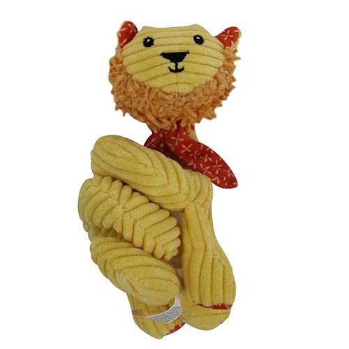 Игрушка для собак CHOMPER Mix and Match Лев в виде спирали с пищалкой 15 см