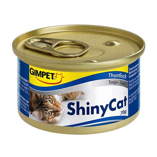 

Корм для кошек GIMBORN GimPet Shiny Cat, Тунец конс.70г, GimPet Shiny Cat, Тунец конс.70г