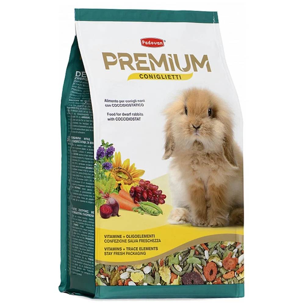 цена Корм для грызунов Padovan PREMIUM для кроликов сух. 500г