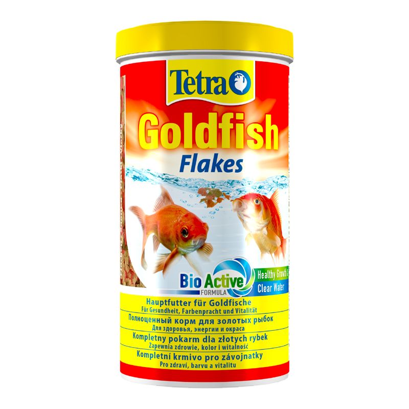 Корм для рыб TETRA Goldfisch Food корм в хлопьях для всех видов золотых рыбок 1л фото