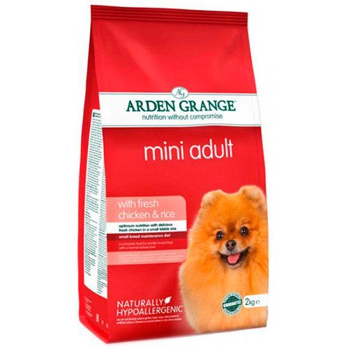

Корм для собак ARDEN GRANGE, для мелких пород, курица, рис сух. 2кг
