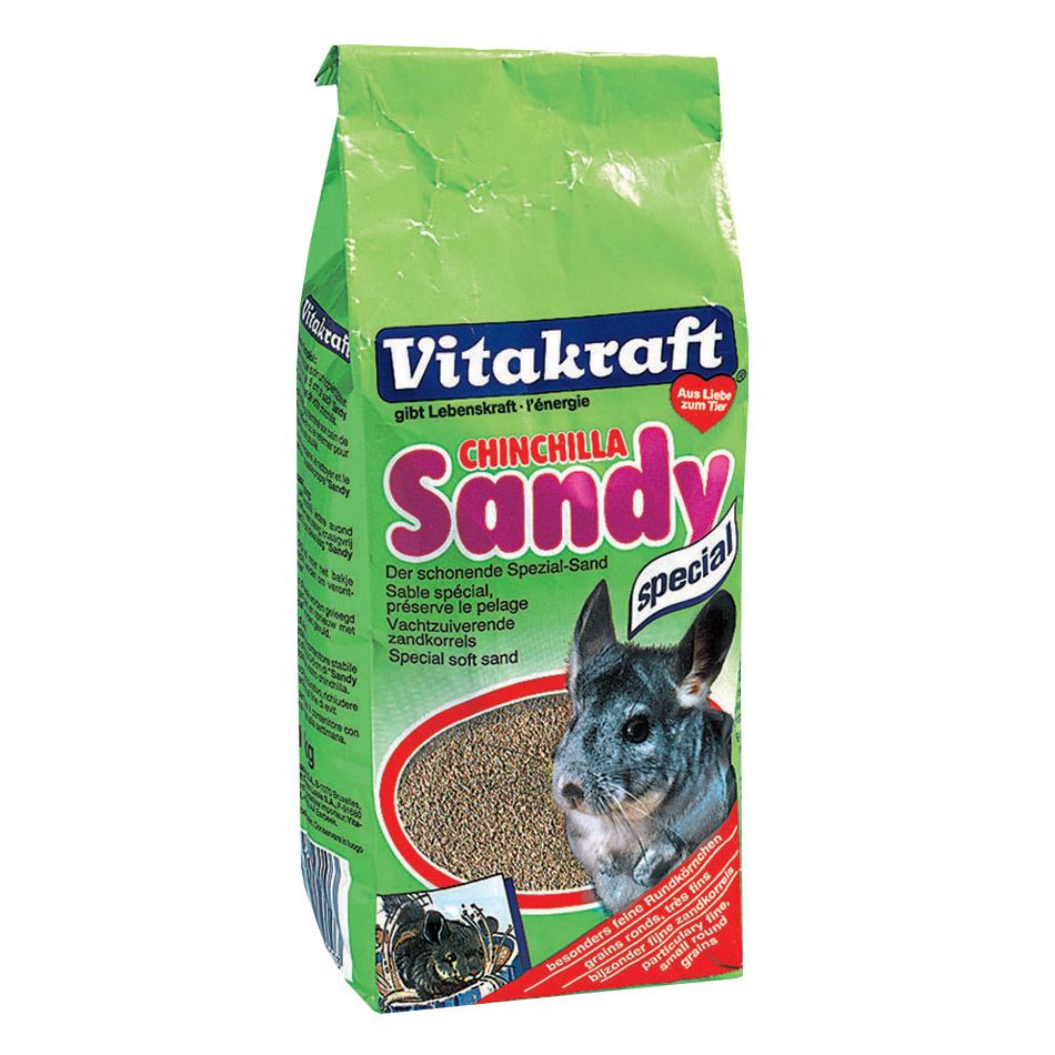 Наполнитель для грызунов VITAKRAFT CHINCHILLA SANDY песок для шиншилл 1кг