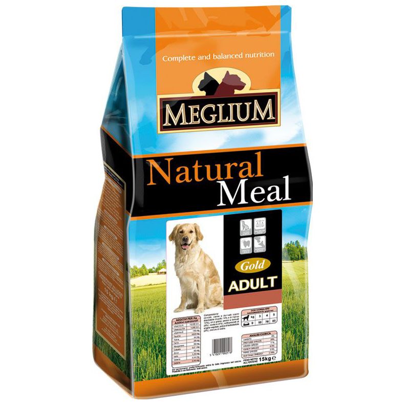 

Корм для собак MEGLIUM, Gold мясо, овощи сух. 3кг