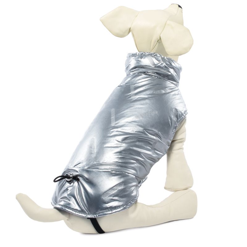 Попона для собак TRIOL Be Trendy Silver утепленная M, размер 30см попона triol герой для собак утепленная м 30см красно синий