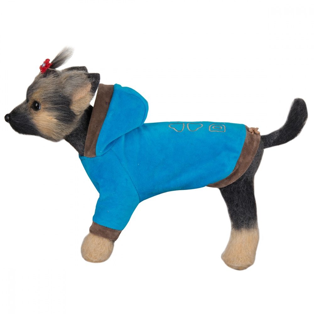 Куртка для собак Dogmoda Хоум-4 велюровая (цвета в ассортименте) 32см