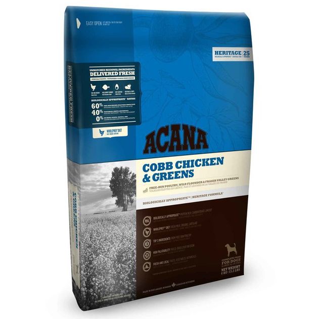 

Корм для собак ACANA Heritage цыпленок с зеленью (60/40) сух. 11,4кг, Heritage цыпленок с зеленью (60/40) сух. 11,4кг