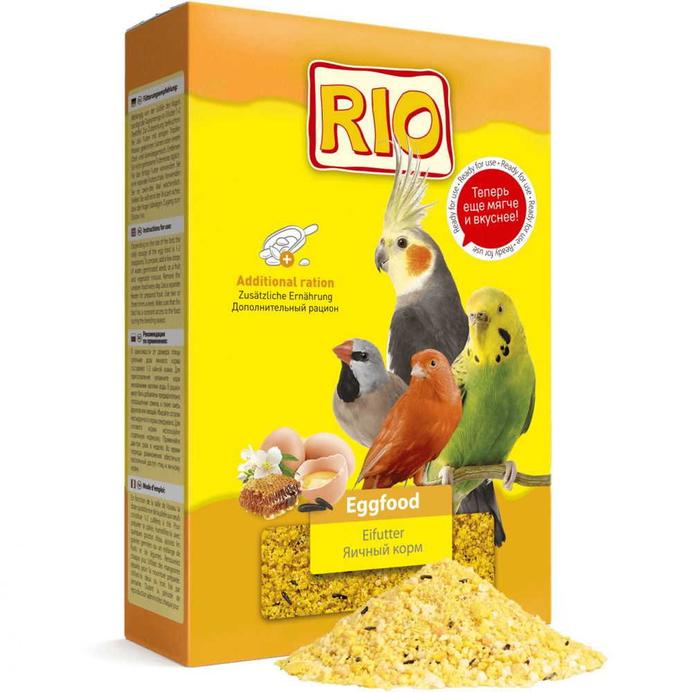 

Корм для птиц RIO , Яичный корм для всех видов птиц 350г