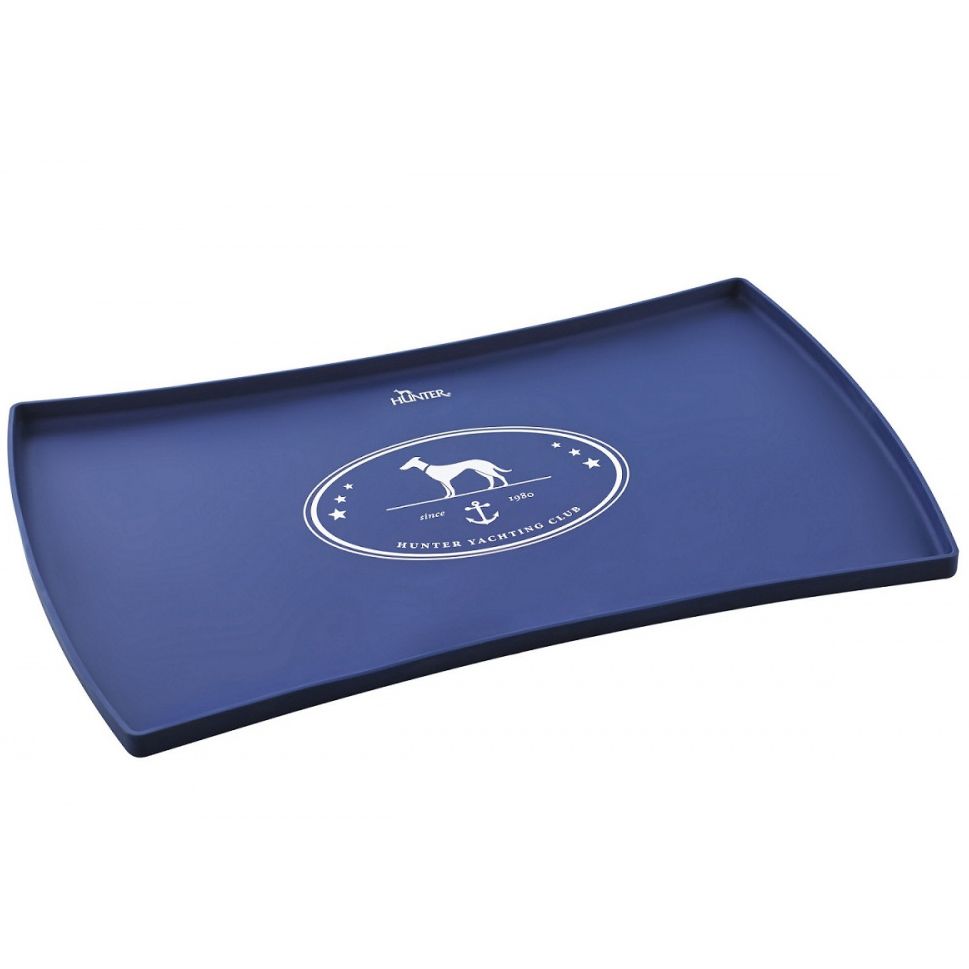 

Коврик под миски HUNTER, Binz силиконовый 48х30см синий