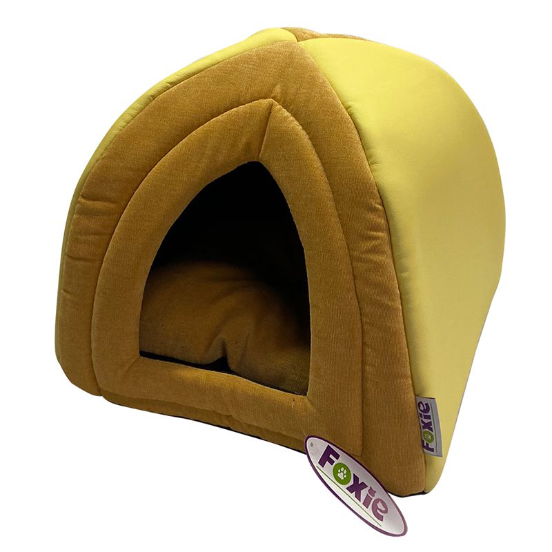 

Домик для животных Foxie, Leather 40х40х40см желтый